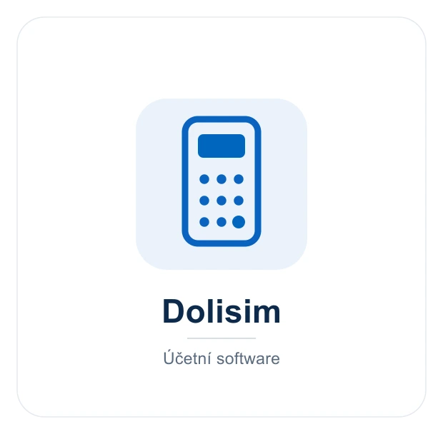 Účetní software Dolisim: automatické zápisy a přizpůsobitelná účtová osnova