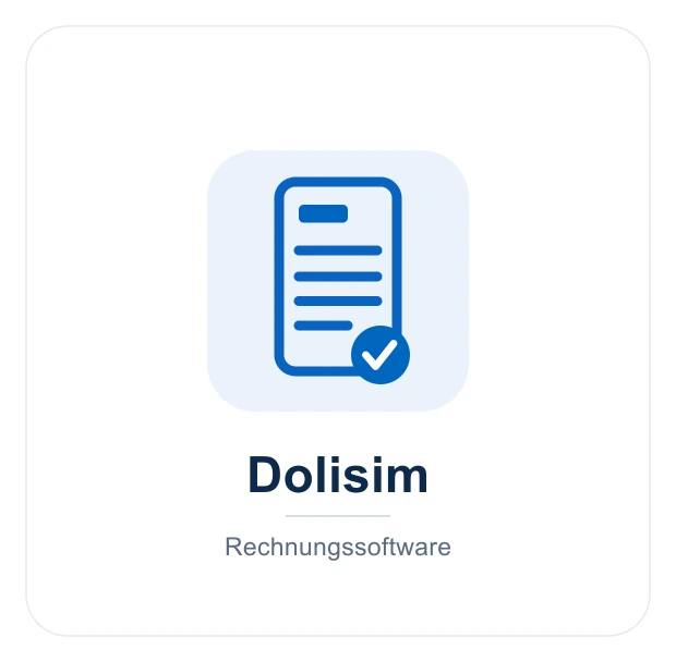 Unternehmenssoftware Dolisim: professionelle Rechnungsstellung