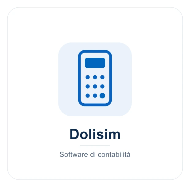 Software di contabilità Dolisim: registrazioni automatiche e piano dei conti personalizzabile