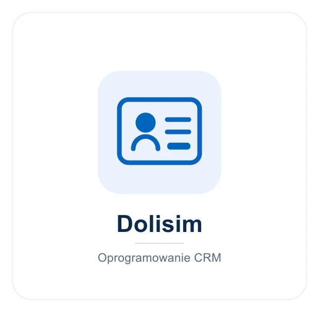 Oprogramowanie CRM Dolisim: scentralizowane kartoteki klientów i śledzenie sprzedaży