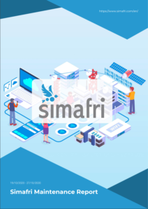 Simafri Maintenance Report
