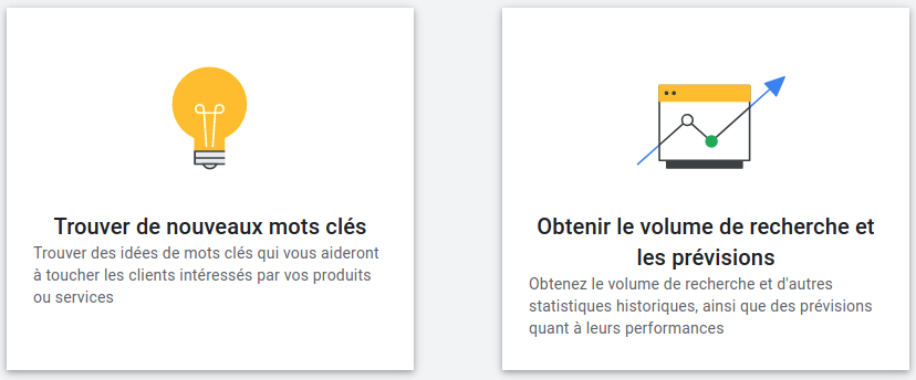 Outil pour obtenir une estimation du trafic généré par un mot clé